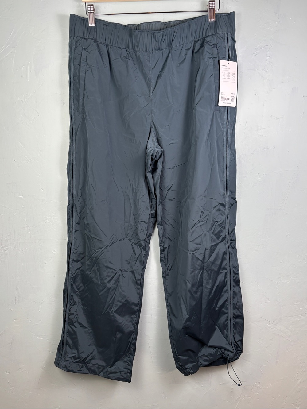 Athleta Rise Pant - Lightweight Grey-blue Windbreaker Pants